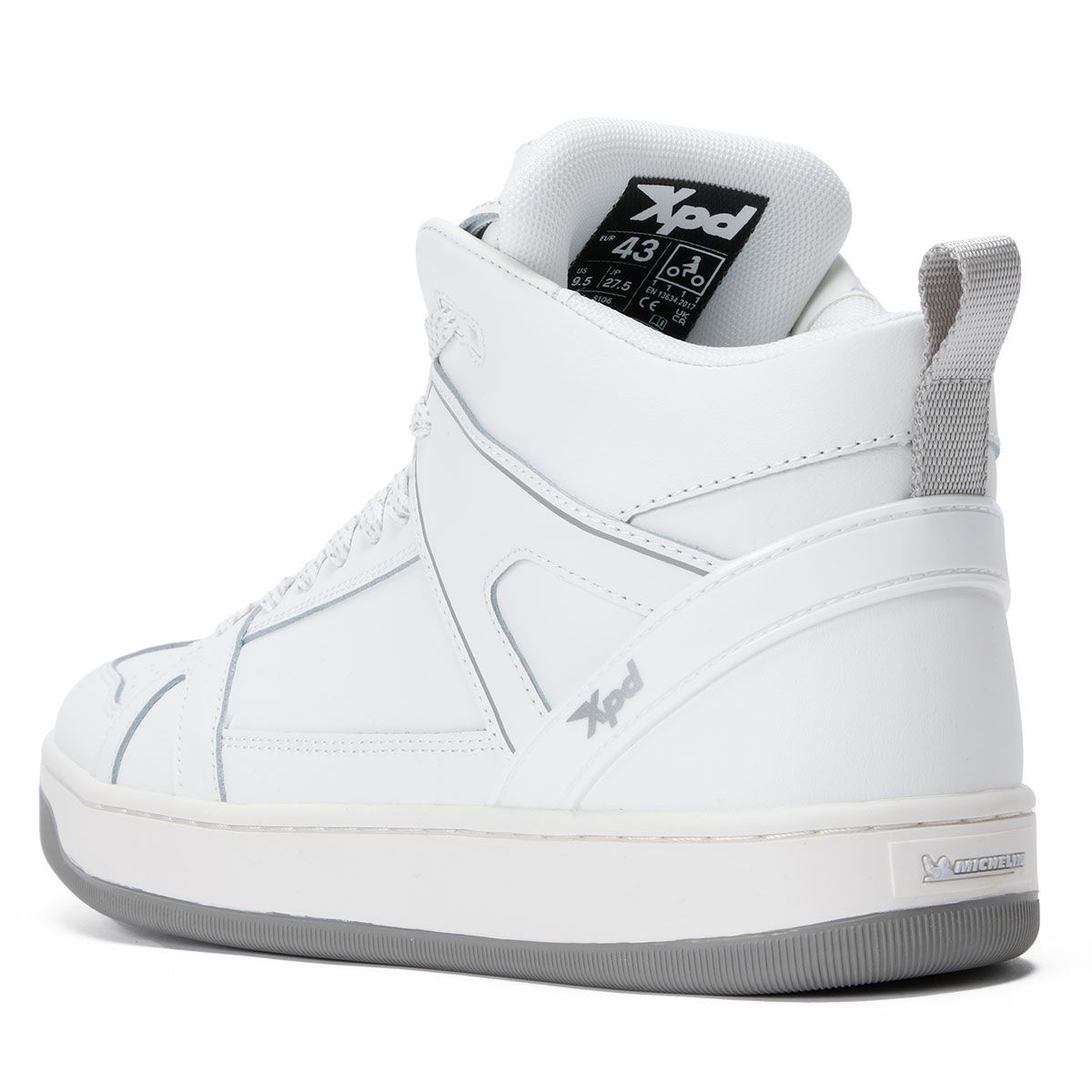 XPD｜モト1 レザー レディ｜スニーカータイプ｜ホワイト