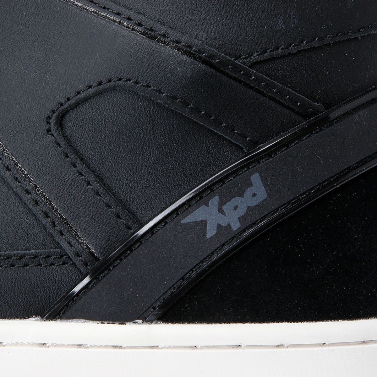 XPD｜モト1 レザー レディ｜スニーカータイプ｜ブラック