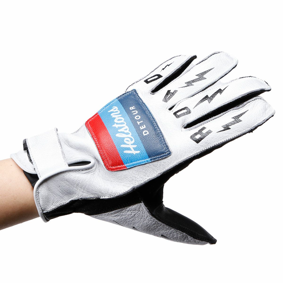 helstons｜デトゥール グローブ｜3シーズン｜｜モデル着用ホワイト