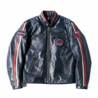 helstons｜エース 10YEARS レザー ジャケット｜ブルー