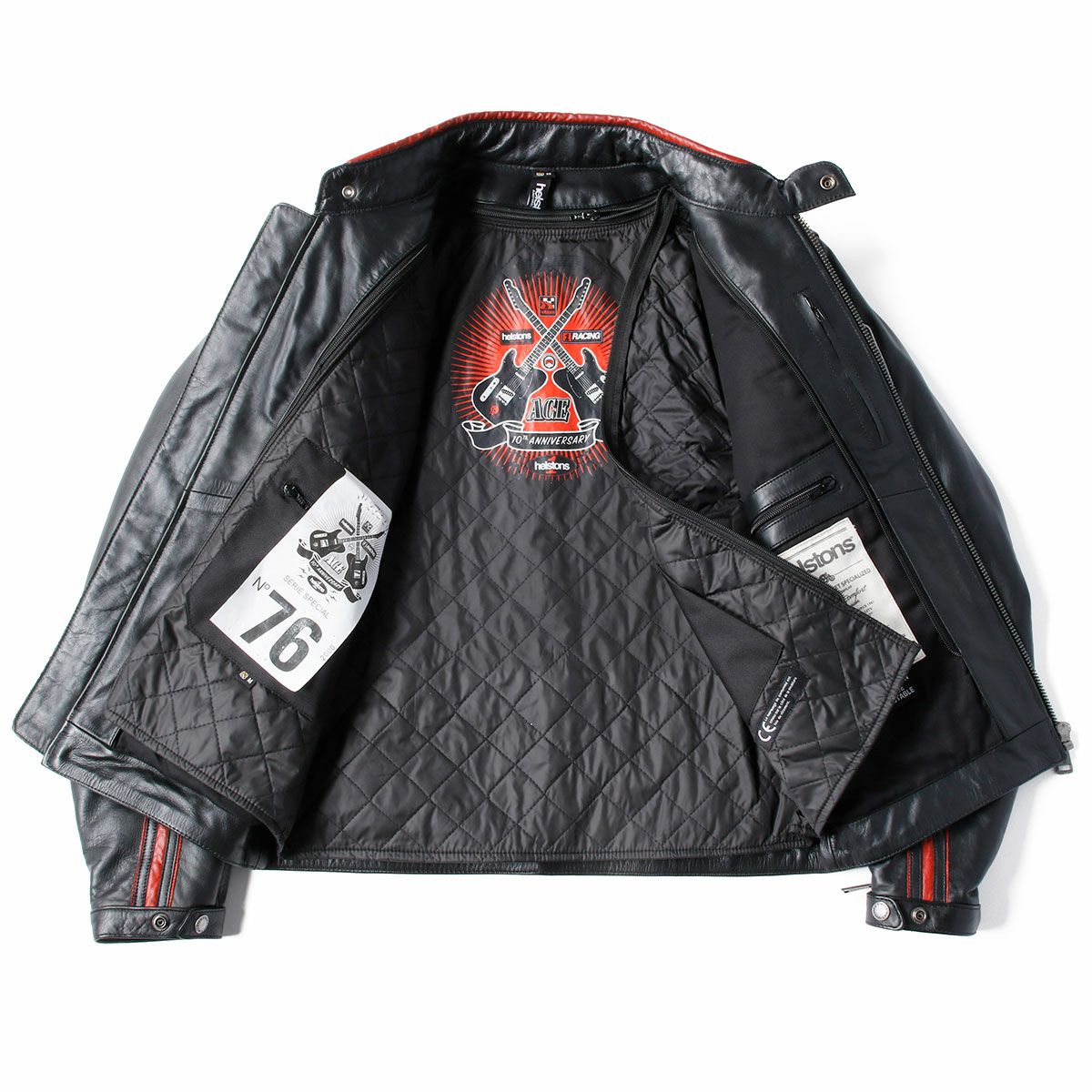 helstons｜エース 10YEARS レザー ジャケット｜ブラック