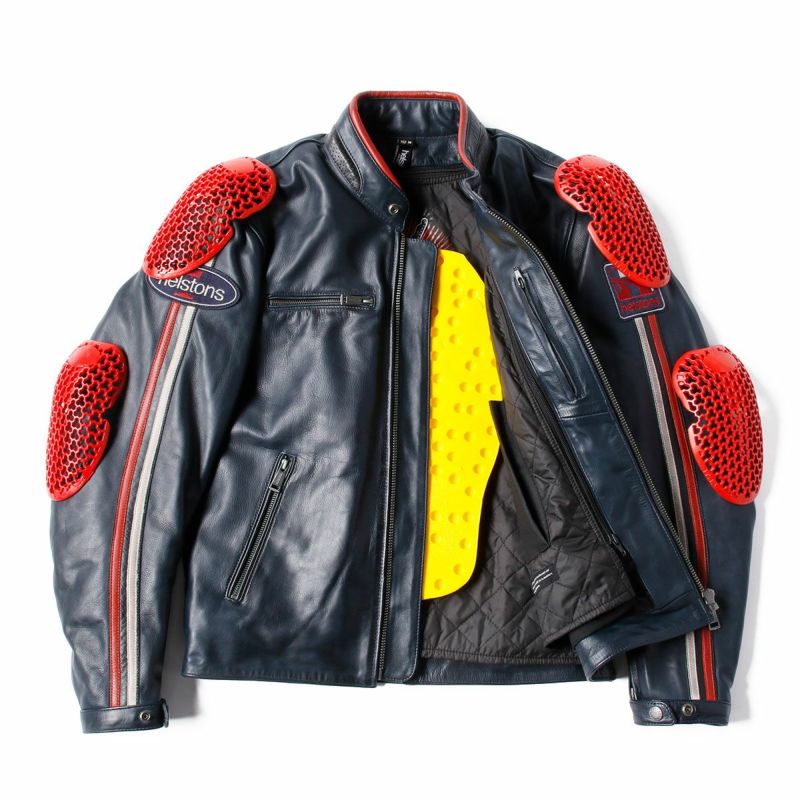 helstons｜エース 10YEARS レザー ジャケット｜ブルー