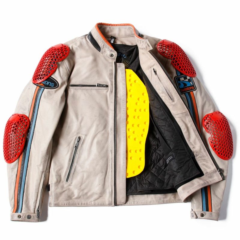 helstons｜エース 10YEARS レザー ジャケット｜ベージュ