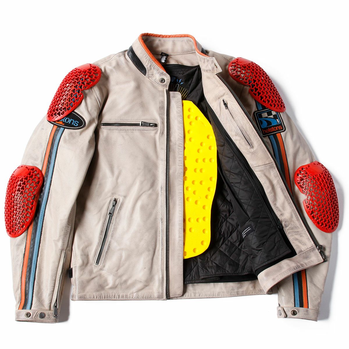 helstons｜エース 10YEARS レザー ジャケット｜ベージュ