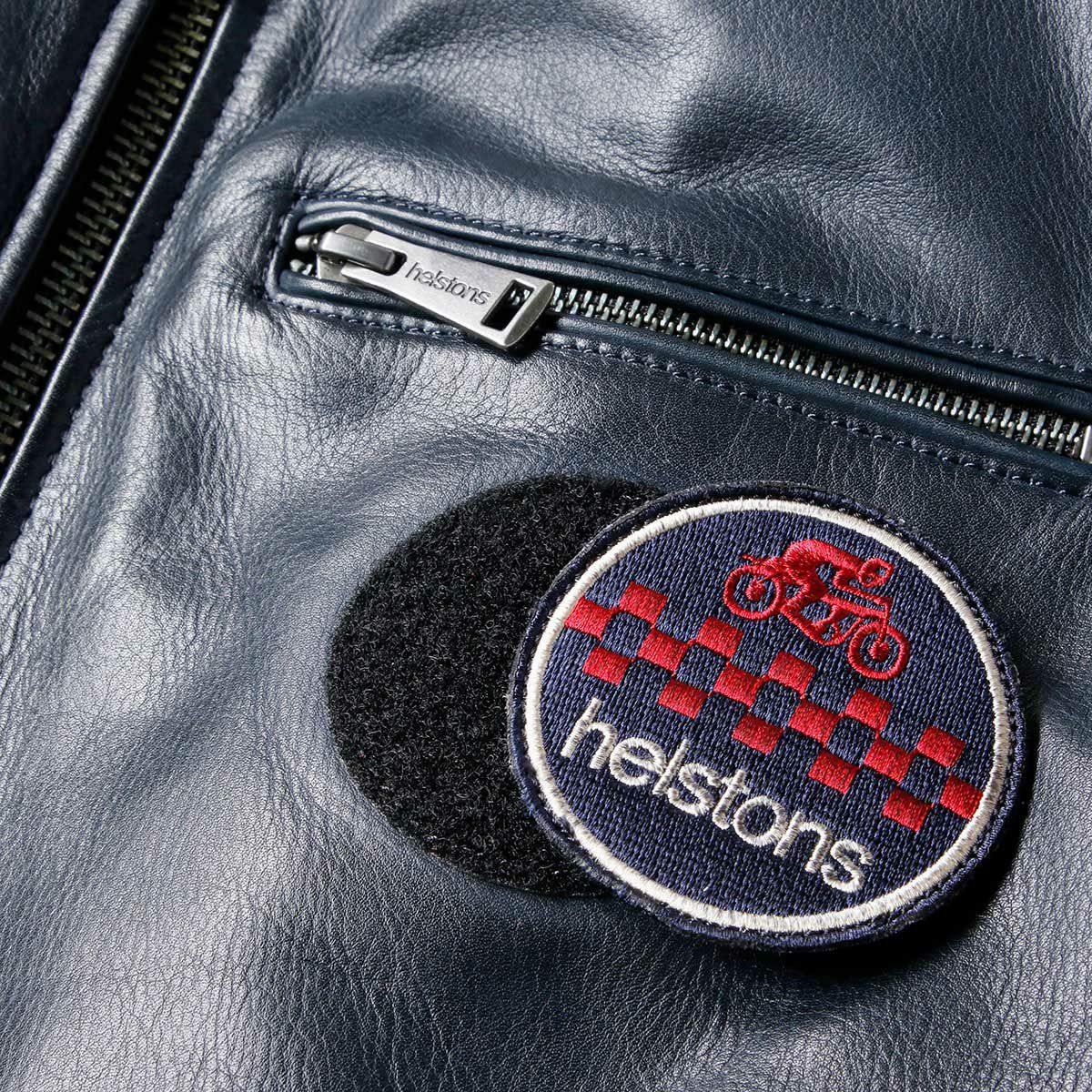 helstons｜エース 10YEARS レザー ジャケット｜ブルー