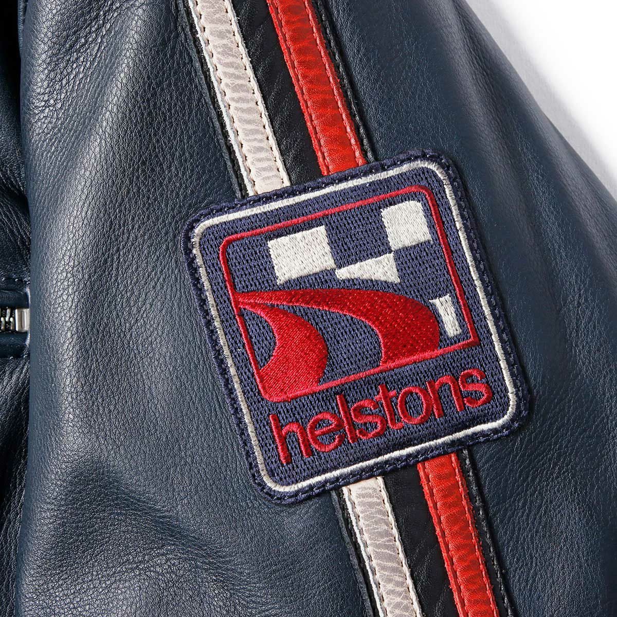 helstons｜エース 10YEARS レザー ジャケット｜ブルー