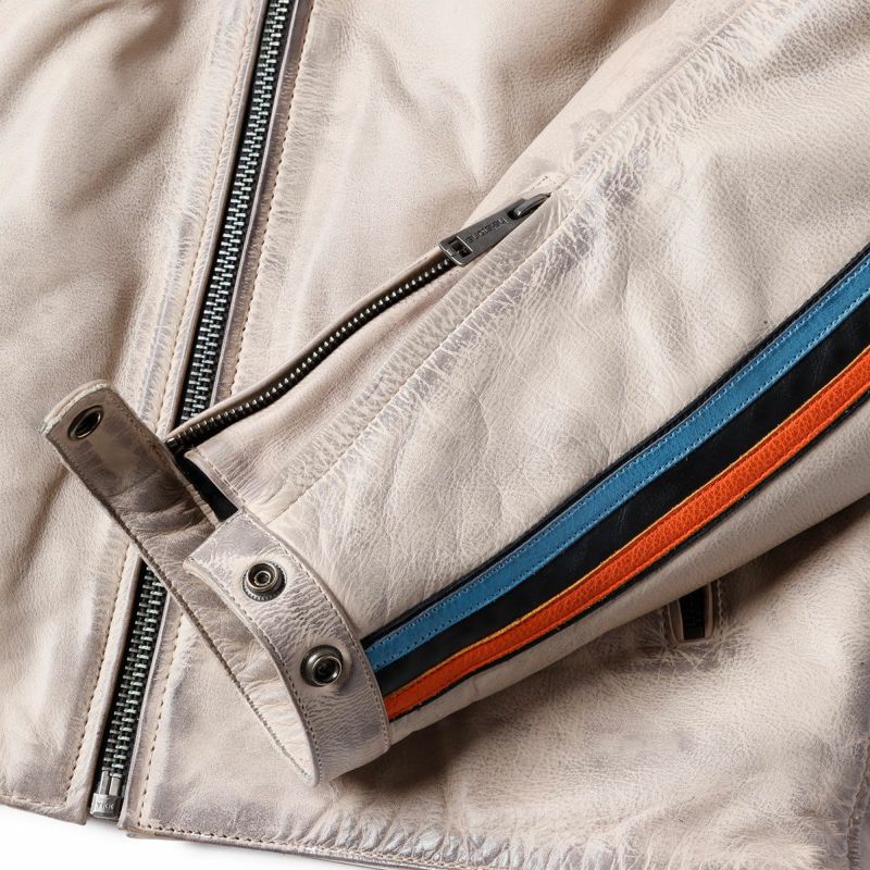 helstons｜エース 10YEARS レザー ジャケット｜ベージュ