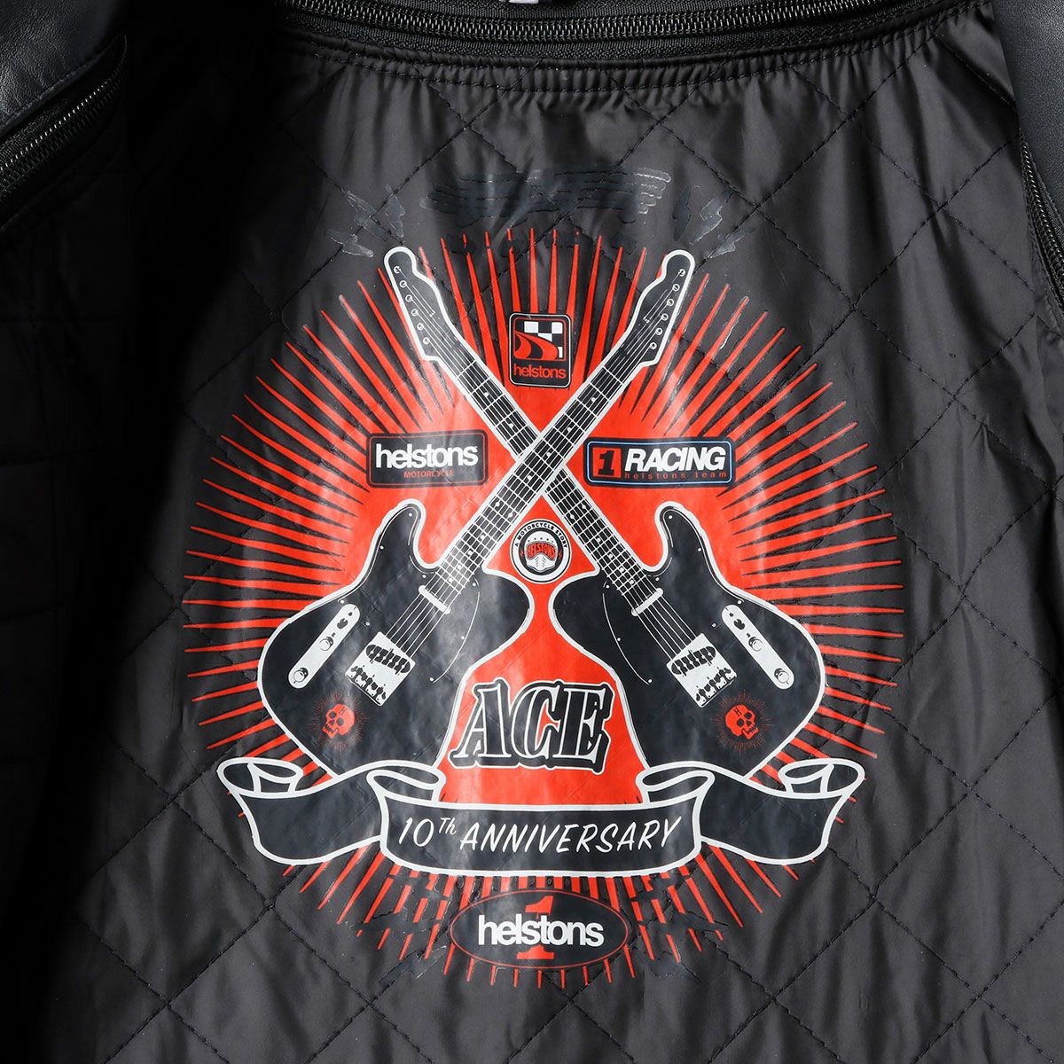 helstons｜エース 10YEARS レザー ジャケット｜ブラック