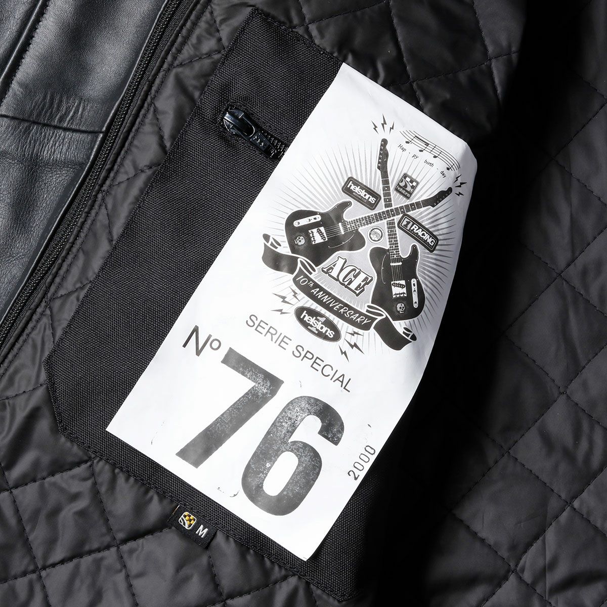 helstons｜エース 10YEARS レザー ジャケット｜ブラック