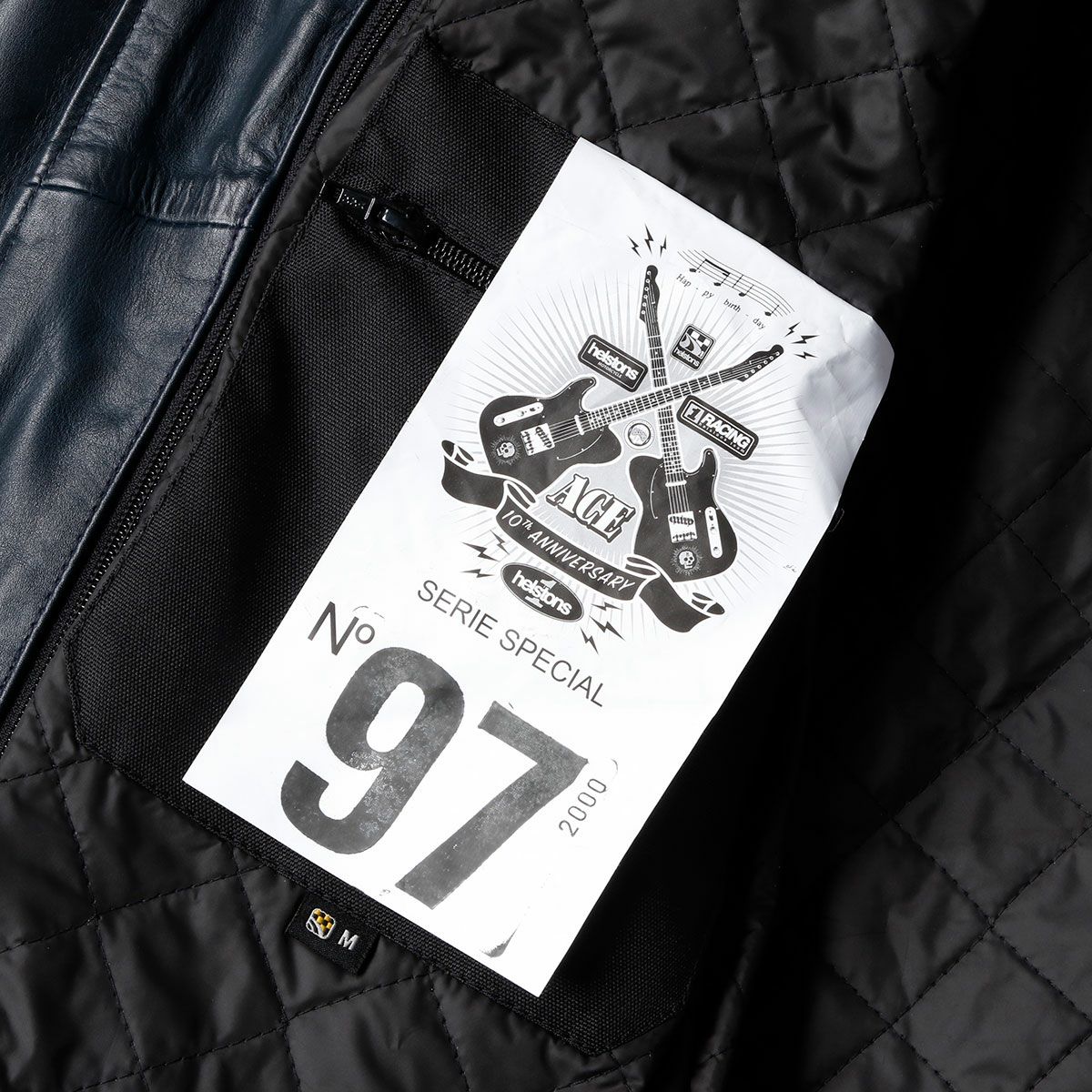 helstons｜エース 10YEARS レザー ジャケット｜ブルー