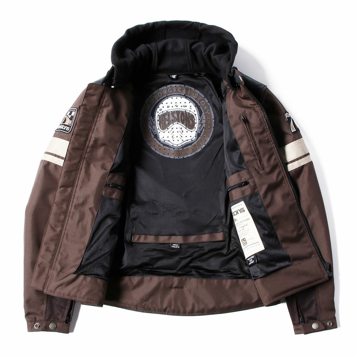 helstons｜リボルテ エア メッシュ ジャケット｜ブラウン