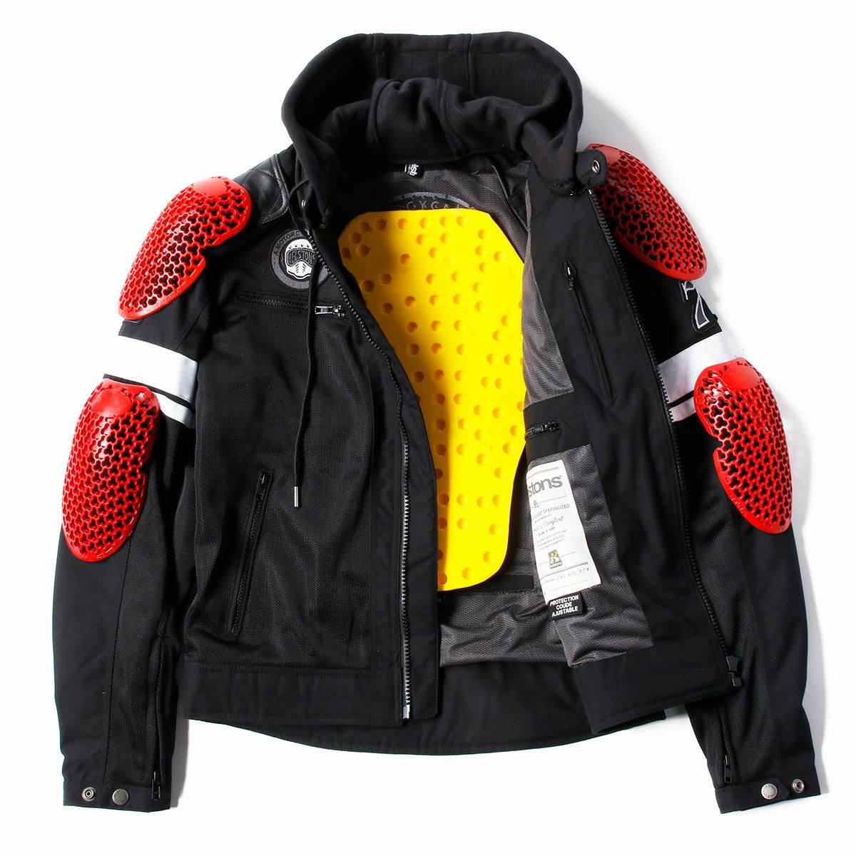 helstons｜リボルテ エア メッシュ ジャケット｜ブラック