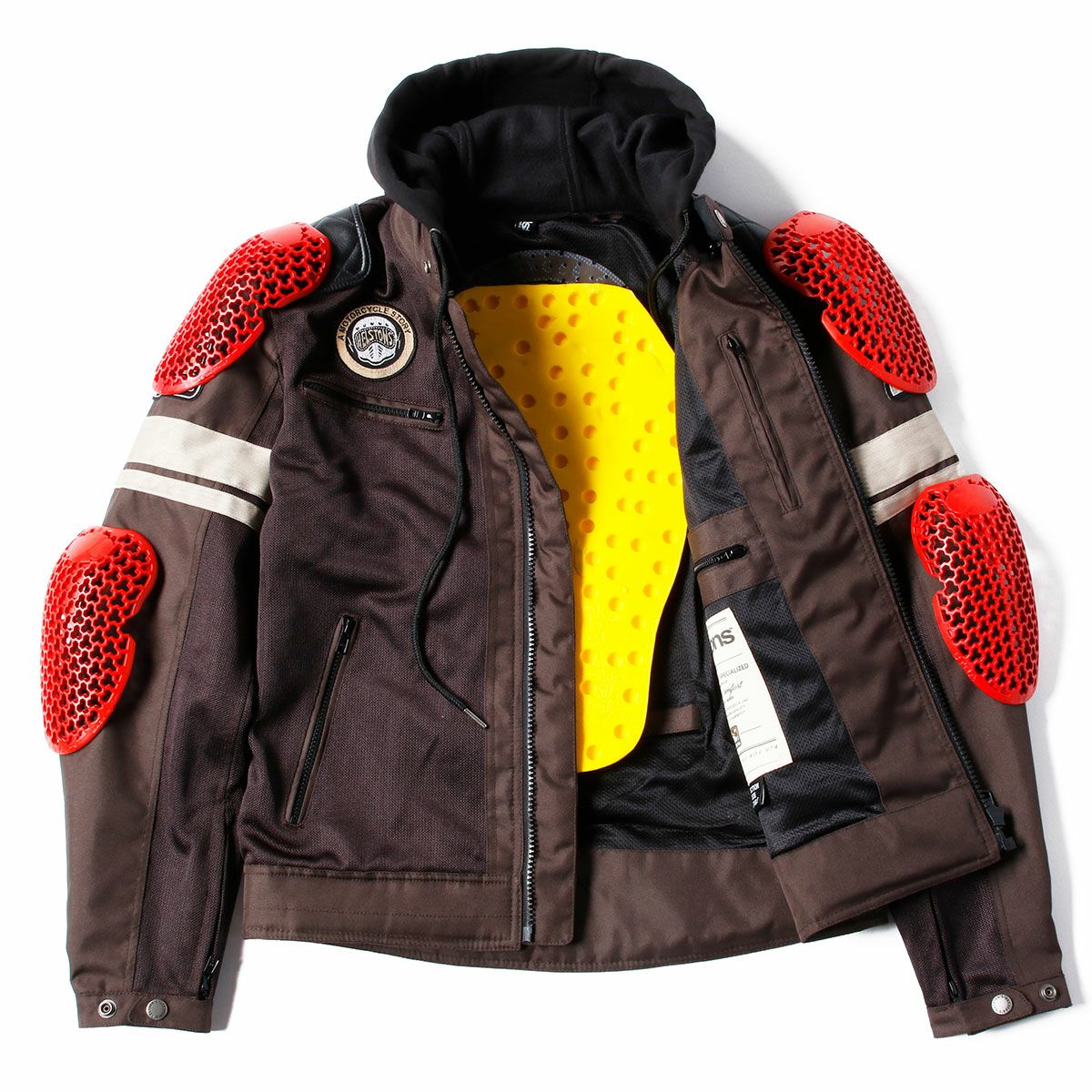 helstons｜リボルテ エア メッシュ ジャケット｜ブラウン