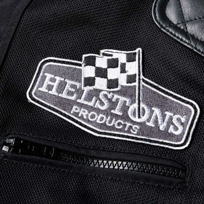 helstons｜リボルテ エア メッシュ ジャケット｜ブラック