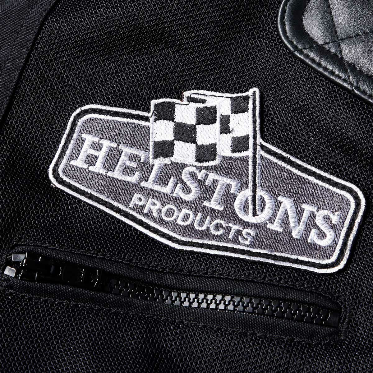 helstons｜リボルテ エア メッシュ ジャケット｜ブラック