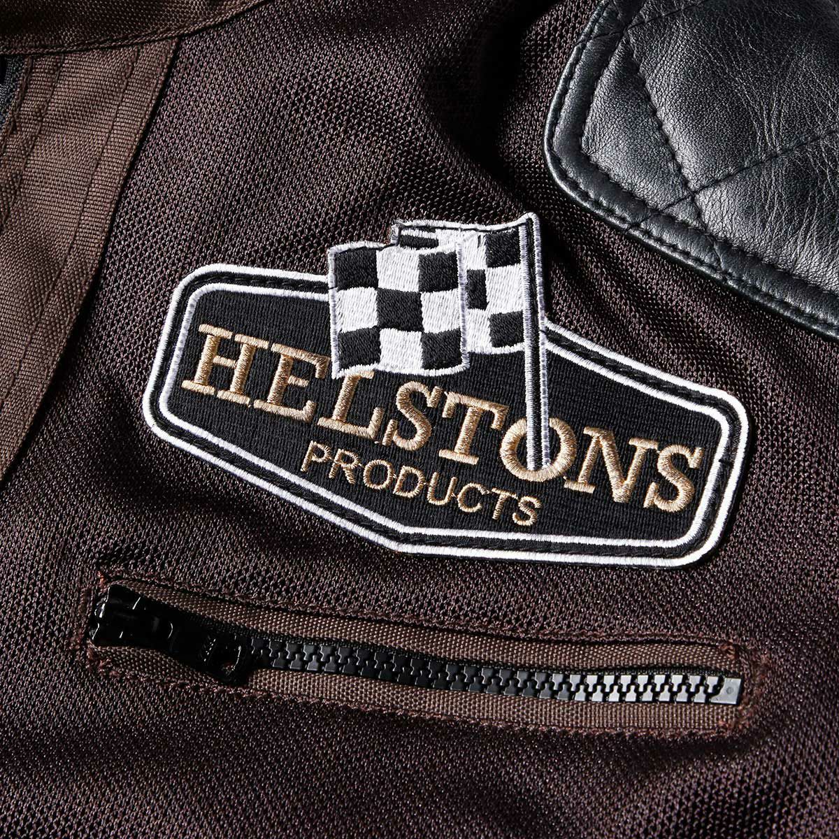 helstons｜リボルテ エア メッシュ ジャケット｜ブラウン