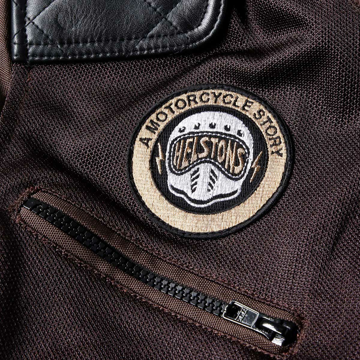 helstons｜リボルテ エア メッシュ ジャケット｜ブラウン