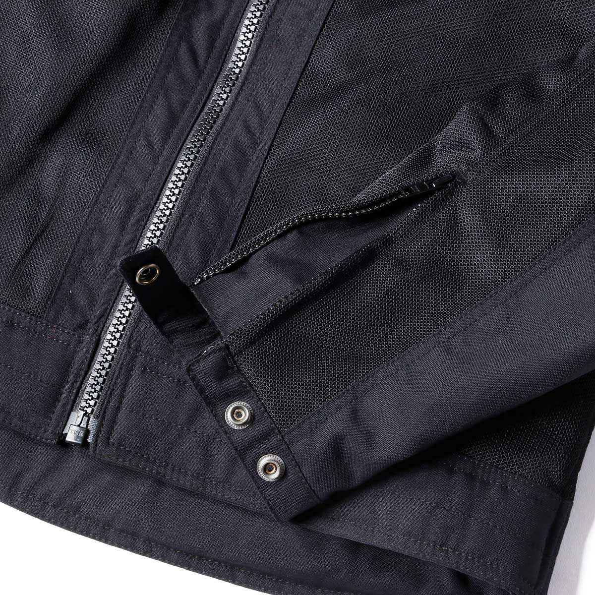 helstons｜リボルテ エア メッシュ ジャケット｜ブラック