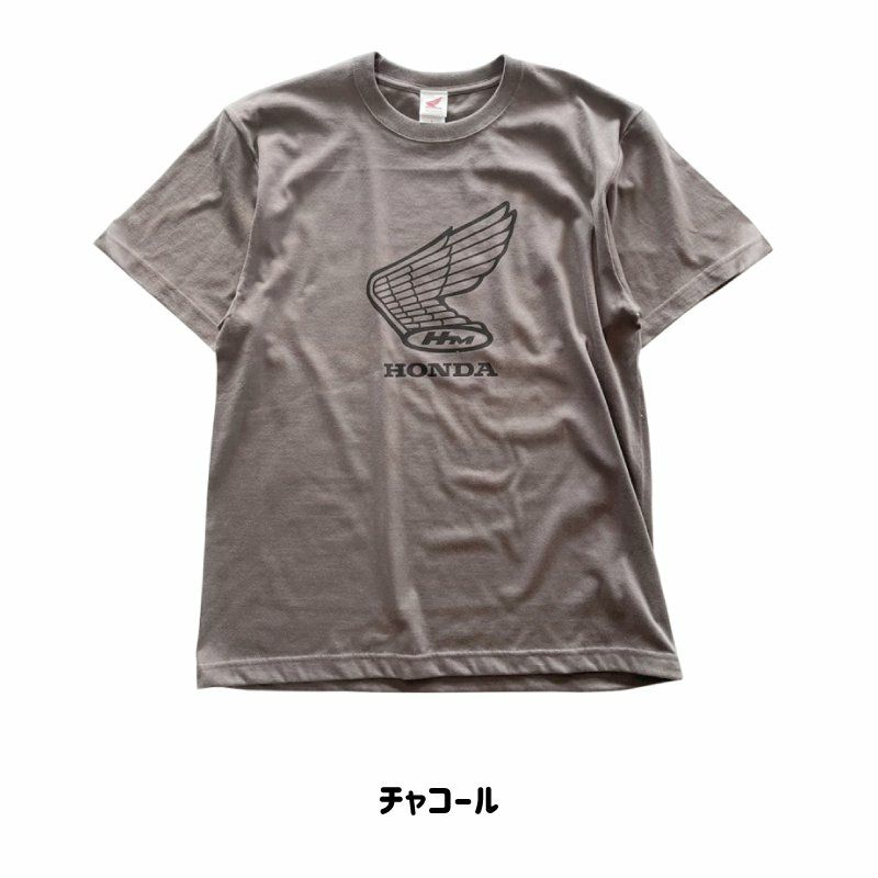 HONDAクラシックウイングマークプリントTシャツ | Motorimoda公式