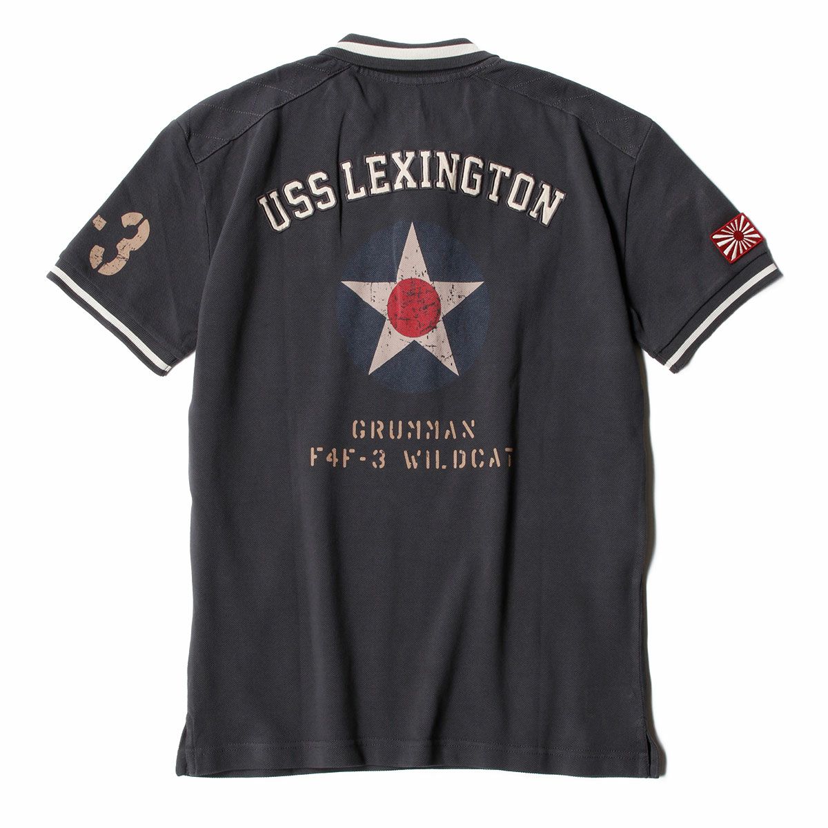 Warson Motors｜レキシントン ポロ｜ポロシャツ｜カーボン