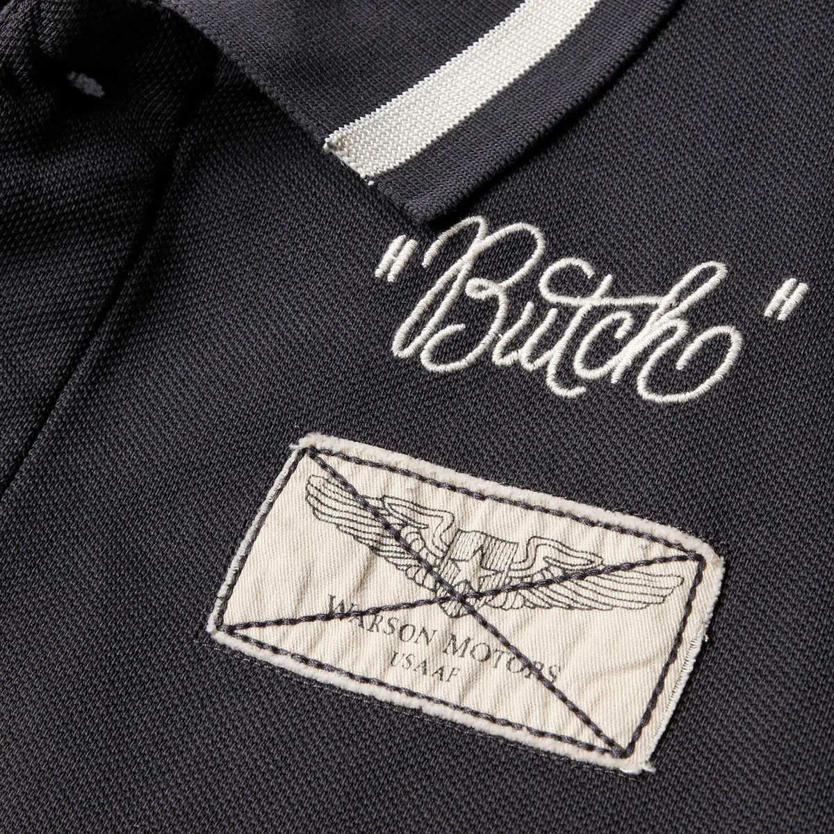 Warson Motors｜レキシントン ポロ｜ポロシャツ｜カーボン