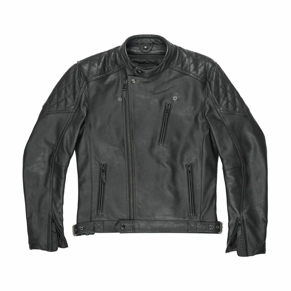 PANDO MOTO｜ツイン レザー ジャケット｜ブラック