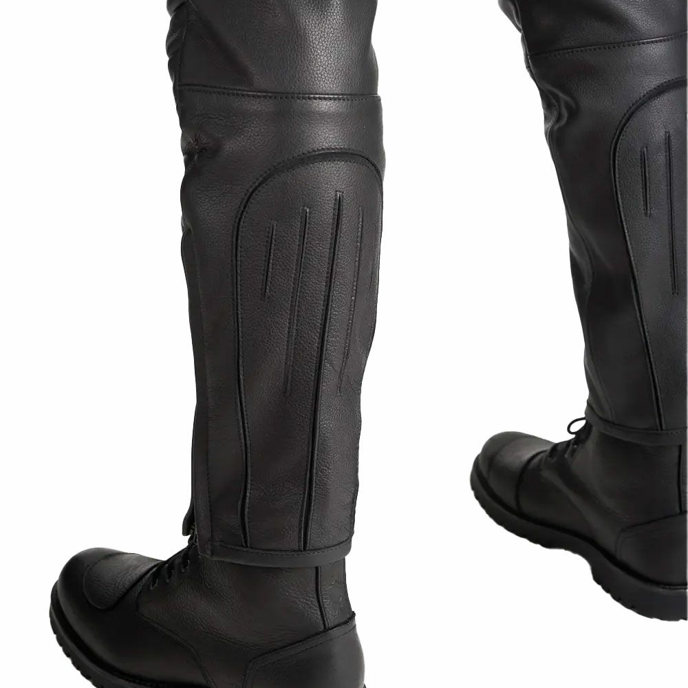 PANDO MOTO｜カタナ スリム｜レザー｜ブラック｜モデル着用