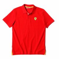 Ferrari｜スクーデリア フェラーリ クラシック ロゴ ポロ｜ポロシャツ｜レッド