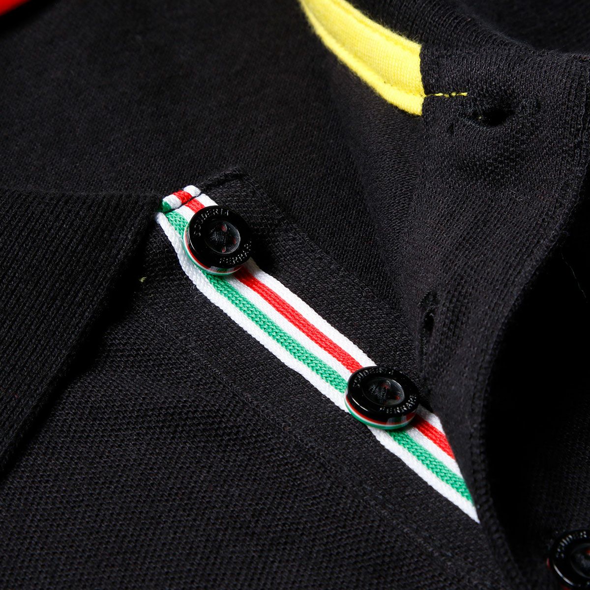 Ferrari｜スクーデリア フェラーリ クラシック ロゴ ポロ｜ポロシャツ｜ブラック