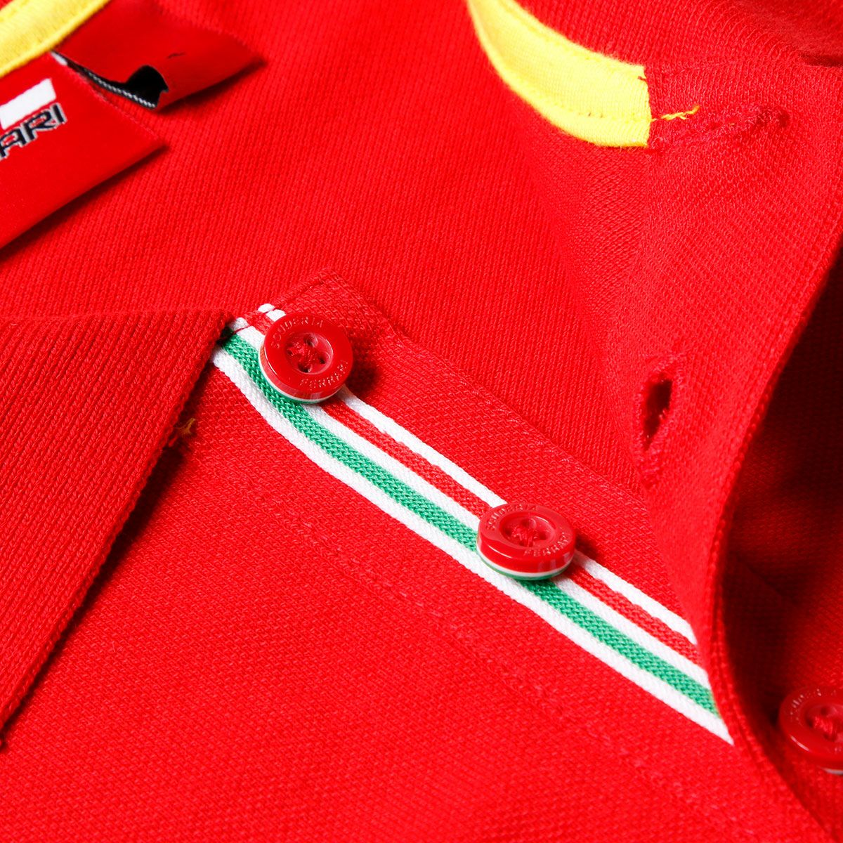 Ferrari｜スクーデリア フェラーリ クラシック ロゴ ポロ｜ポロシャツ｜レッド