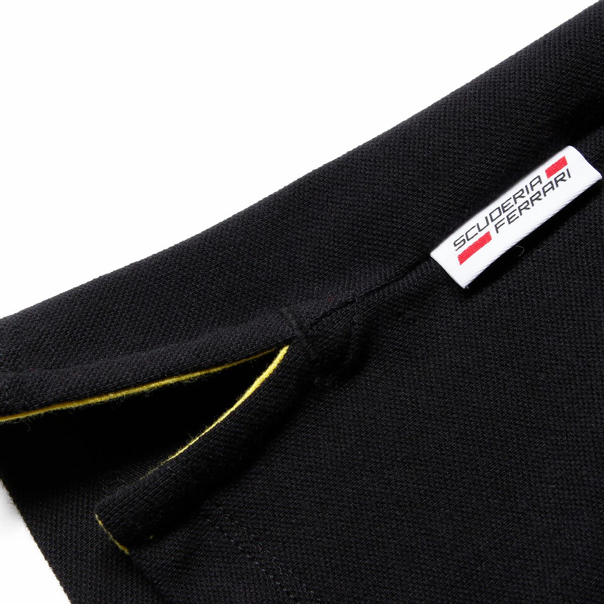 Ferrari｜スクーデリア フェラーリ クラシック ロゴ ポロ｜ポロシャツ｜ブラック