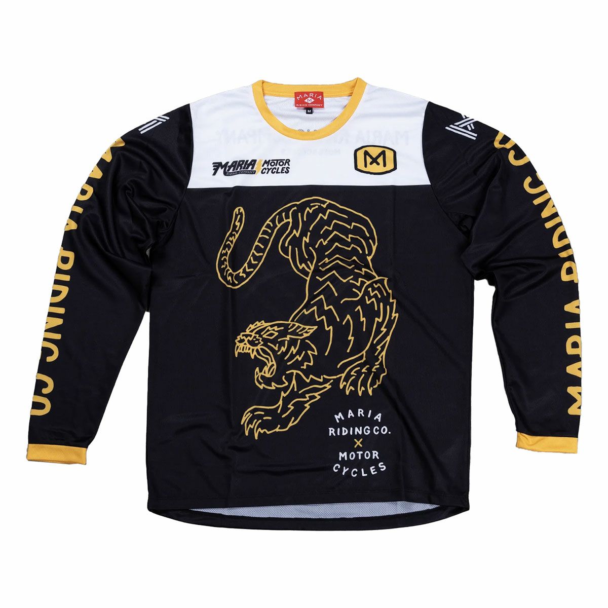 Maria Riding Company｜タイガー マリア オフロード レーシング ジャージ｜MXジャージ｜ブラック