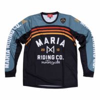 Maria Riding Company｜サンボウ マリア オフロード レーシング ジャージ｜MXジャージ｜ブラック