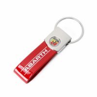 Abarth｜アバルト 3Dエンブレム バンド キーリング｜キーホルダー｜レッド