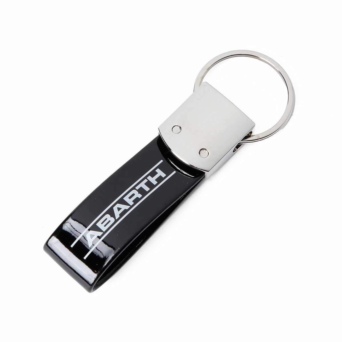 Abarth｜アバルト 3Dエンブレム バンド キーリング｜キーホルダー｜ブラック
