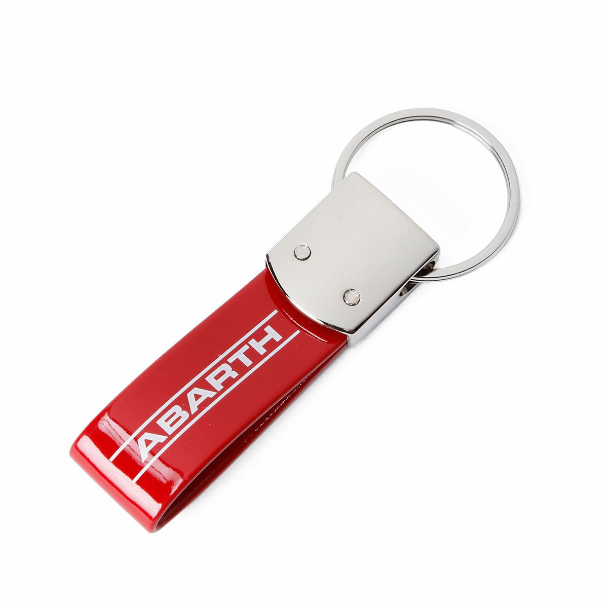 Abarth｜アバルト 3Dエンブレム バンド キーリング｜キーホルダー｜レッド