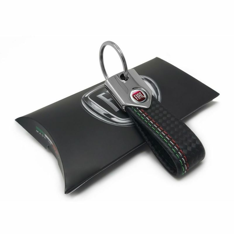 FIAT｜フィアット トリコロール バンド キーリング｜キーホルダー