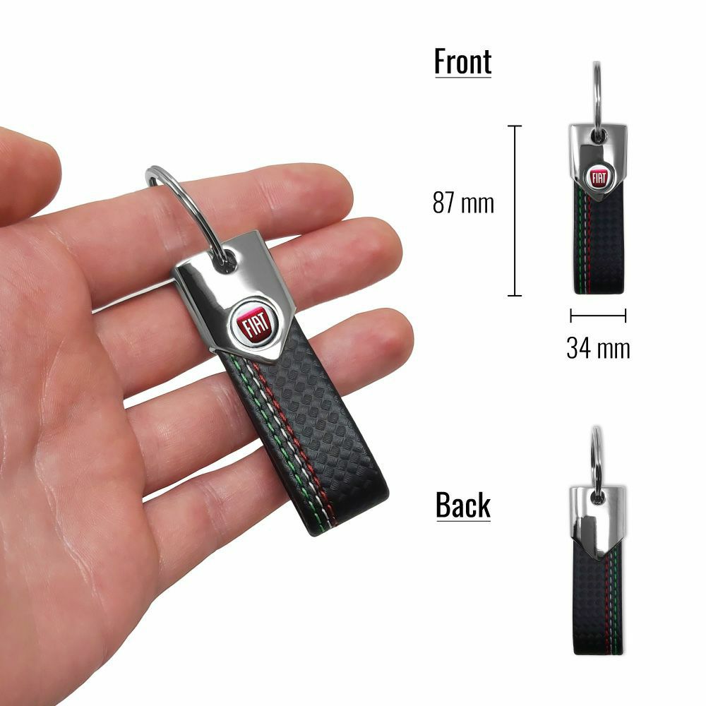 FIAT｜フィアット トリコロール バンド キーリング｜キーホルダー