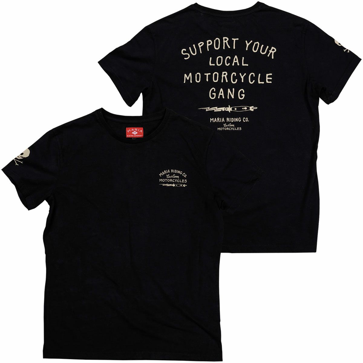 Maria Riding Company｜フリック ナイフ Tシャツ｜