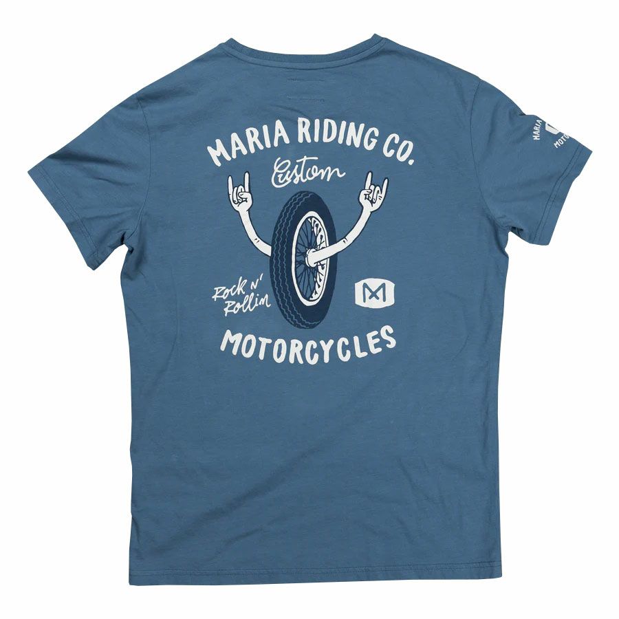 Maria Riding Company｜ローリン Tシャツ｜ブルー