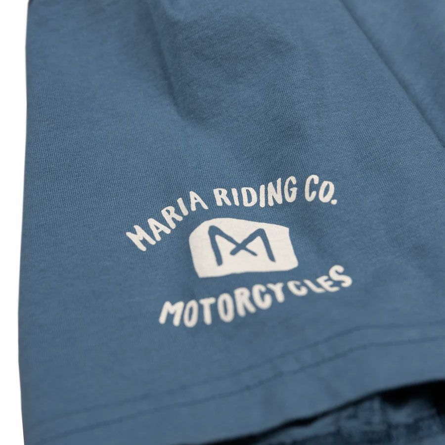 Maria Riding Company｜ローリン Tシャツ｜ブルー