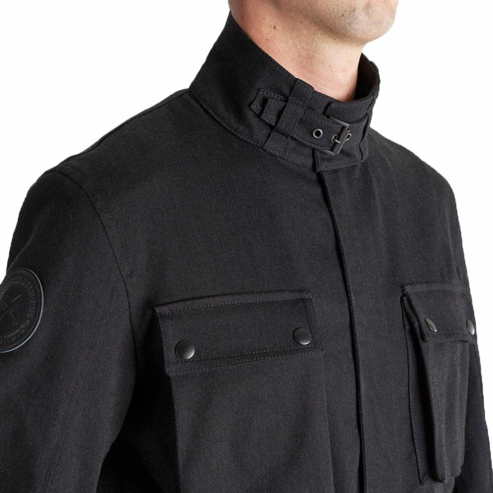 PANDO MOTO｜ブラット スーツ ブラック｜オーバーオール｜ブラック｜モデル着用