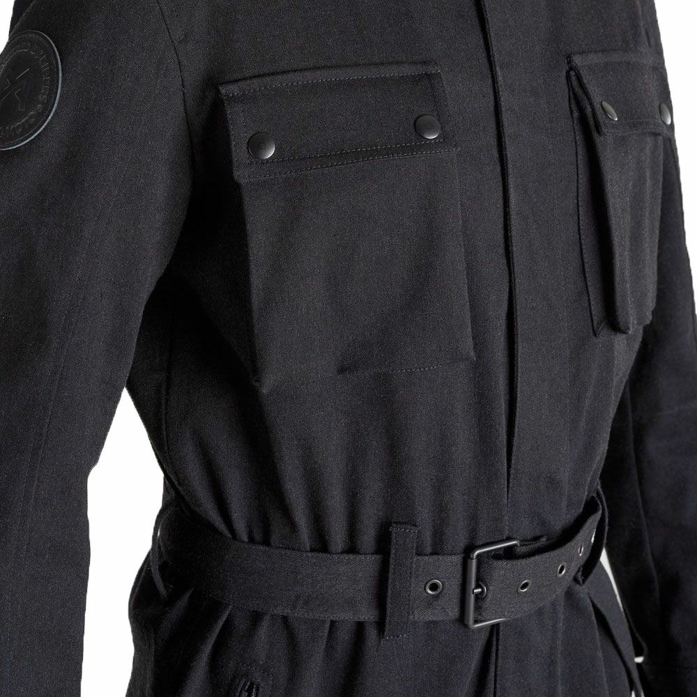 PANDO MOTO｜ブラット スーツ ブラック｜オーバーオール｜ブラック｜モデル着用