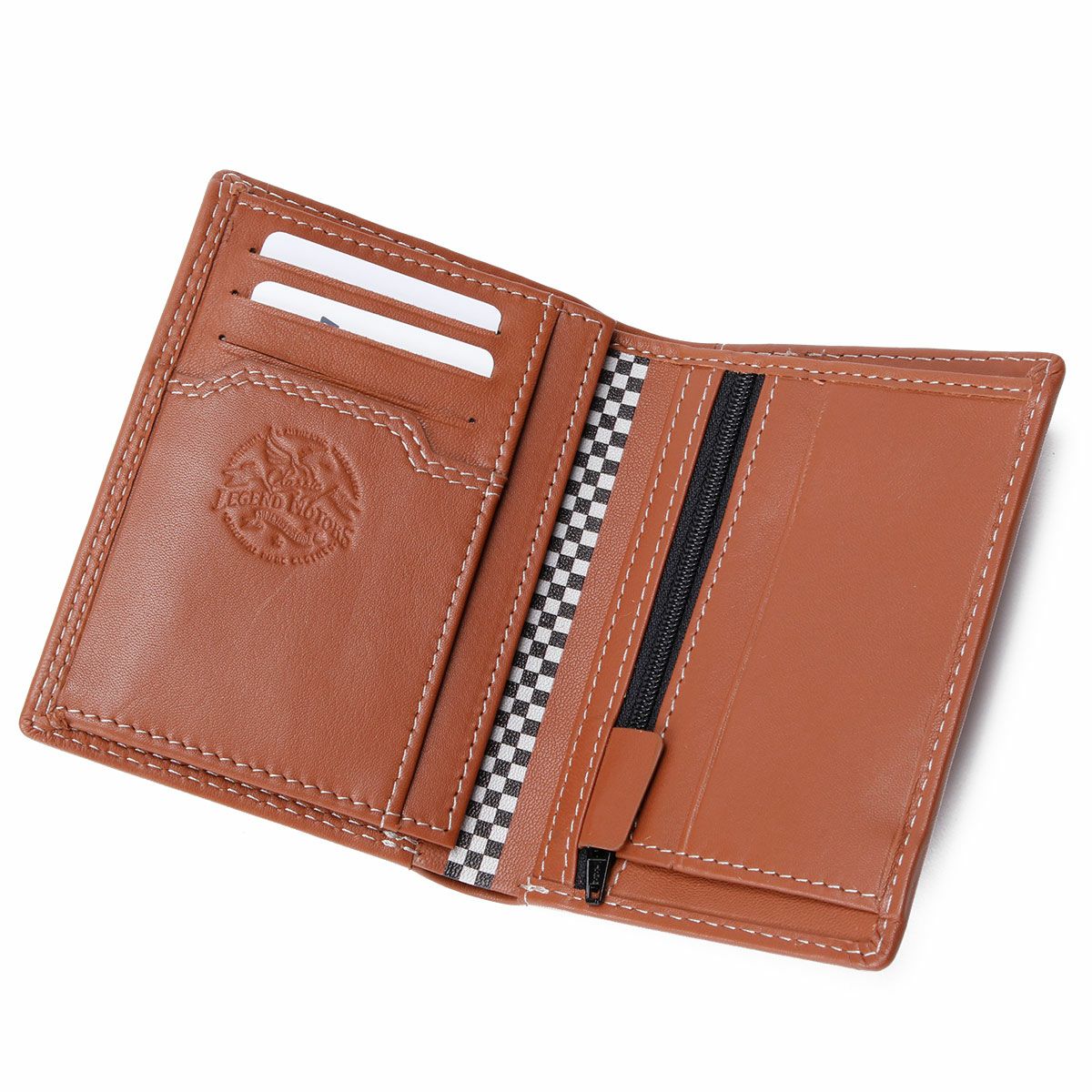 CLASSIC LEGEND MOTORS｜スティーブ・マックィーン Tyler ウォレット｜財布｜ハバナ