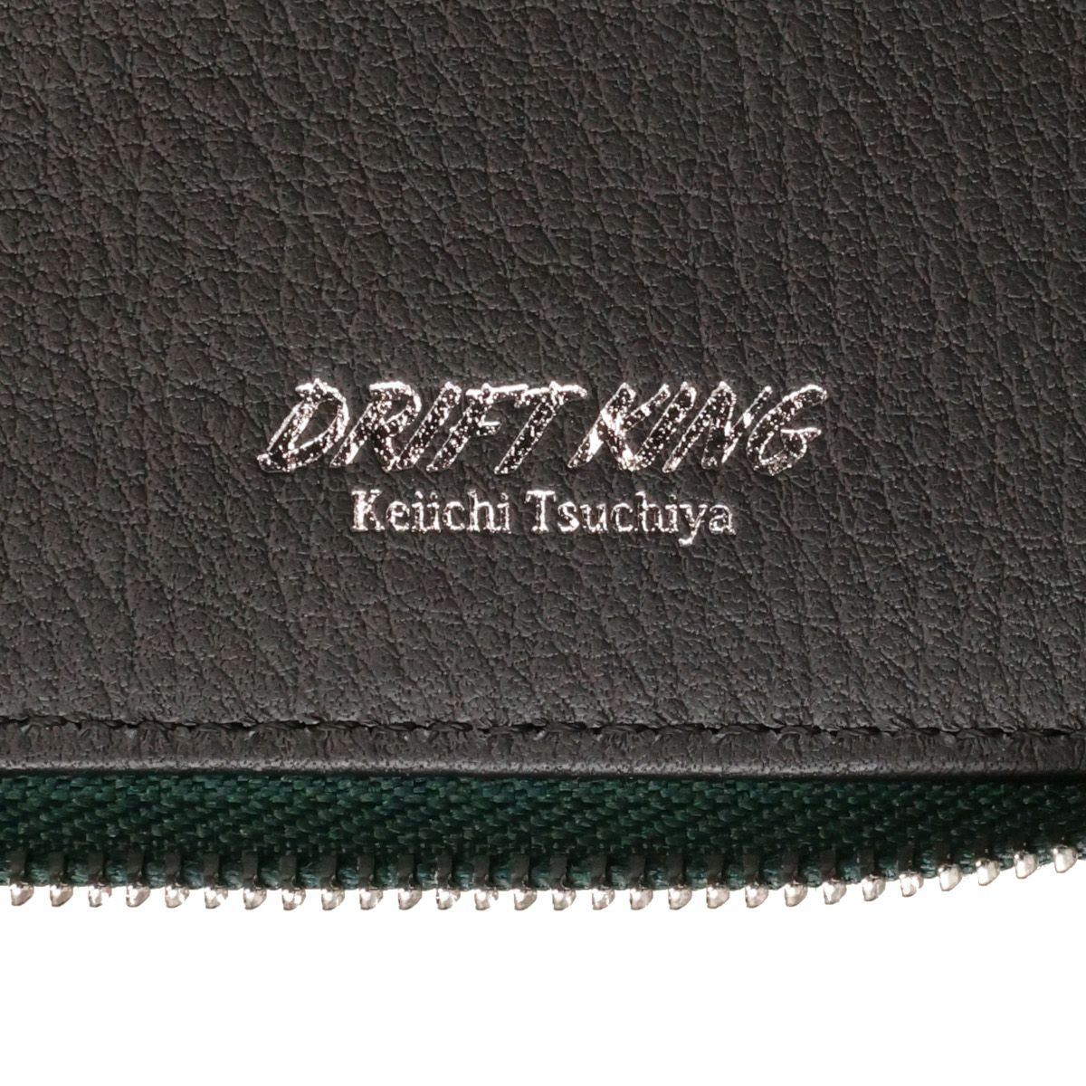 neuinteresse｜DRIFTKING model Wラウンドファスナー長財布｜グリーン×ブラック