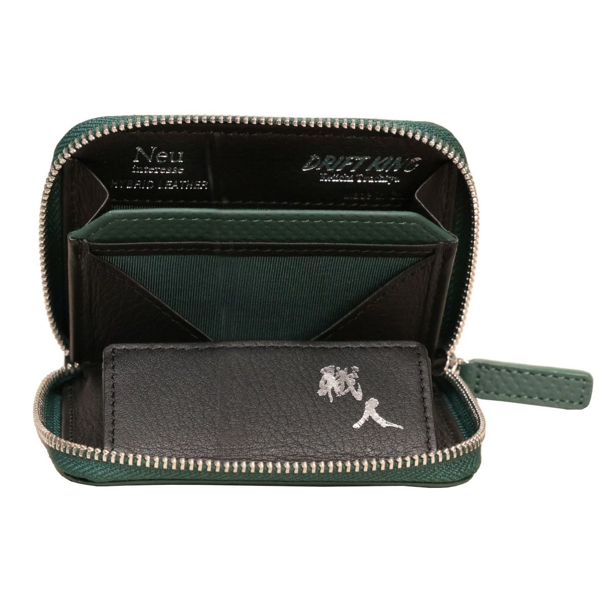 neuinteresse｜DRIFTKING model RFボックス小銭入れ｜グリーン×ブラック