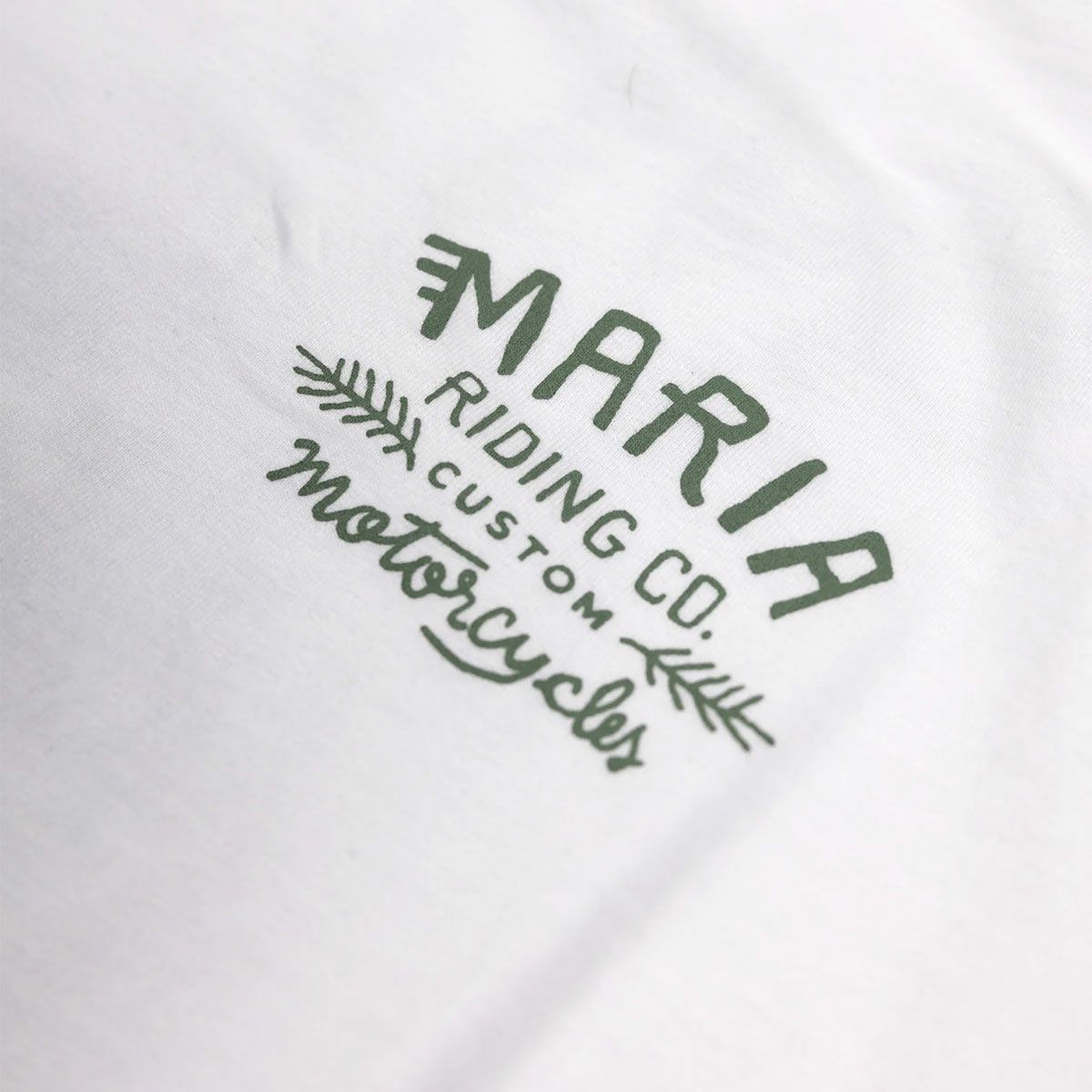 Maria Riding Company｜パラレル ツイン Tシャツ｜ホワイト
