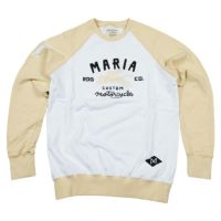 Maria Riding Company｜ドリフター サマー スウェットシャツ｜イエロー×ホワイト
