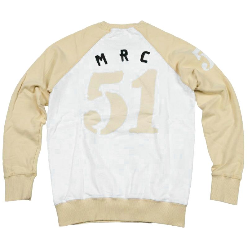 Maria Riding Company｜ドリフター サマー スウェットシャツ｜イエロー×ホワイト