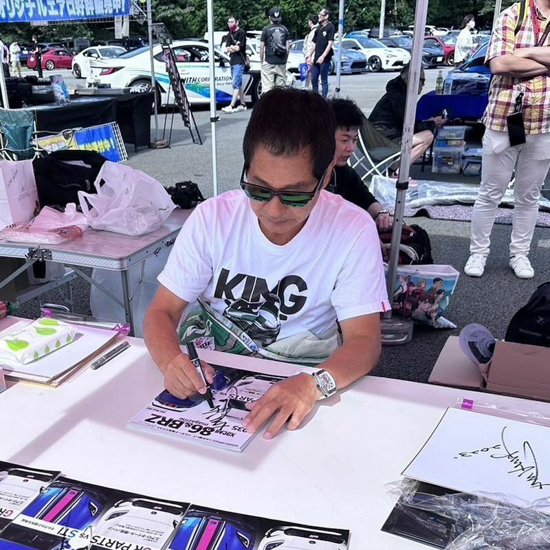 土屋圭市｜KING Tシャツ｜ホワイト｜モデル着用